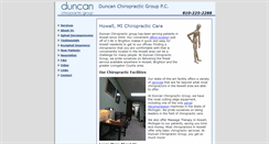Desktop Screenshot of howellmichiganchiropractor.com